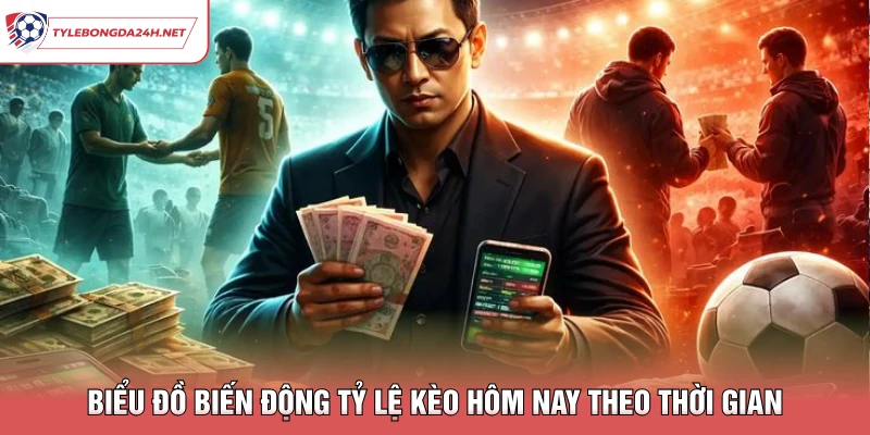 Biểu đồ biến động tỷ lệ kèo hôm nay theo thời gian